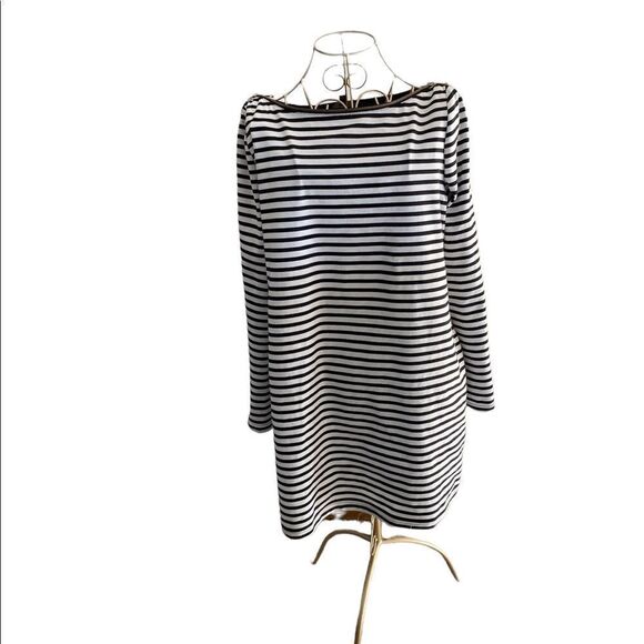 Rachael Zoe for a Pea in the Pod maternity strip dress with zipper detai… - Picture 1 of 11
